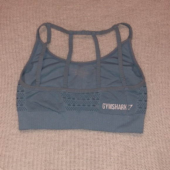 Blue Gymshark Sports Bra - Picture 2 of 3